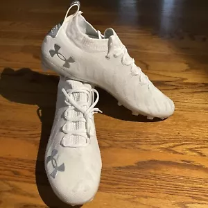 Under Armour UA Spotlight Lux MC Football Cleats White 3022654-100 New - SZ 16 - Picture 1 of 6