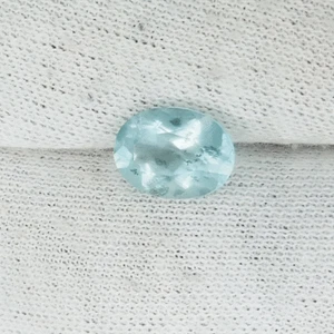 1.85 Cts Beautiful Luster Fancy Oval "Sky Blue" Natural Aquamarine...!!!!! - Picture 1 of 2