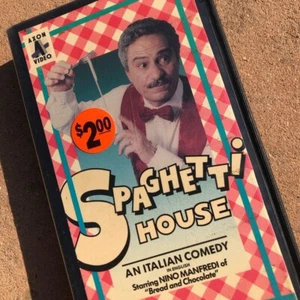 RARE 1988 Spaghetti House An Italian Comedy VHS Tape Axon Video Cult Classic! - Picture 1 of 11