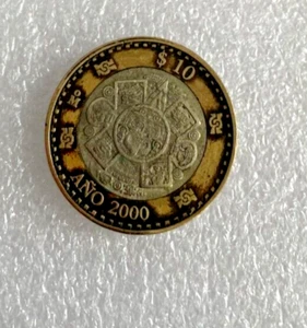Moneda de 10 dólares Estados Unidos Mexicanos 2000 #X - Imagen 1 de 5