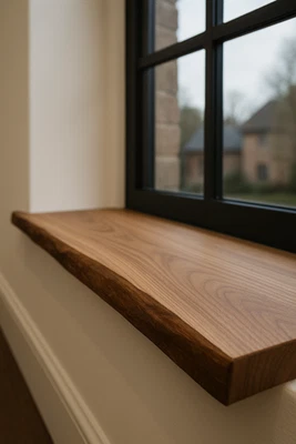 Window Sill - Live Edge and Rustic - Handmade Bespoke Shelf - Image 1 of 4