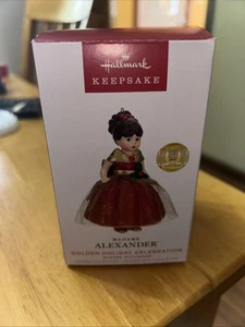 2023 Hallmark Madame Alexander Golden Holiday Celebration Weihnachtsschmuck - Bild 1 von 2