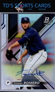 2019 Bowman Platinum #TOP-53 Tommy Romero Top Prospects Autographs - Bild 1 von 2
