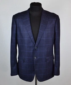 Paul Smith Blazer Wolle Seide Kaschmir blau zwei Knöpfe Made in Italy Gr. 44 - Bild 1 von 14