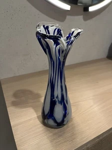 Wunderschöne handgefertigte Vase Glas - Bild 1 von 6