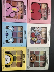 The CREME SHOP BT21/BTS 9 Eyeshadow Palette COMPLETE Set, - Picture 1 of 13