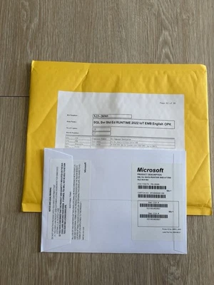 Microsoft SQL Server 2022 Standard 24 Core unlimited User CALs DVD & Key CoA - Image 1 of 2