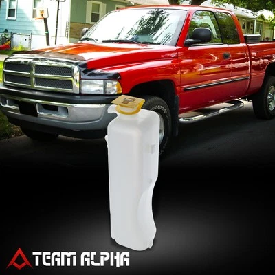 Compatível com 1990-2002 Dodge Ram/D150/Dakota tanque de reservatório de transbordamento de líquido de arrefecimento com tampa - Imagem 1 de 4