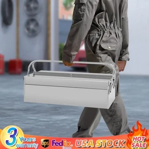 2-Layer Tool Storage Box Storing Tools Folding Multi-function Tool Organizer NEW - Picture 1 of 14