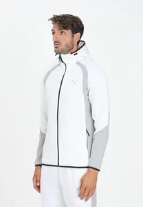 PUMA Felpe Uomo Bianco Felpa con zip Felpa con zip Evostripe Autunno inverno 202 - Imagen 1 de 5
