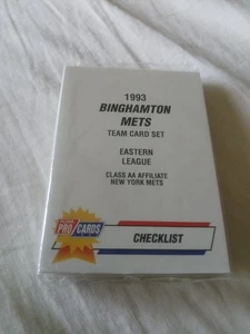 1993 FLEER PROCARDS BINGHAMTON METS MINOR LEAGUE SET METS BUTCH HUSKEY - Picture 1 of 2