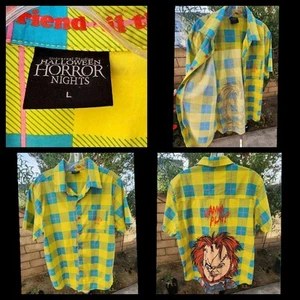 LARGE Chucky Button Up Shirt - Universal Halloween Horror Nights 2023 - Bild 1 von 16