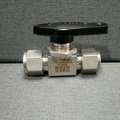 1- Válvula de bola Swagelok de acero inoxidable serie 40G, tubo OD de 1/2", SS-43GS8 Foto 1 de 4
