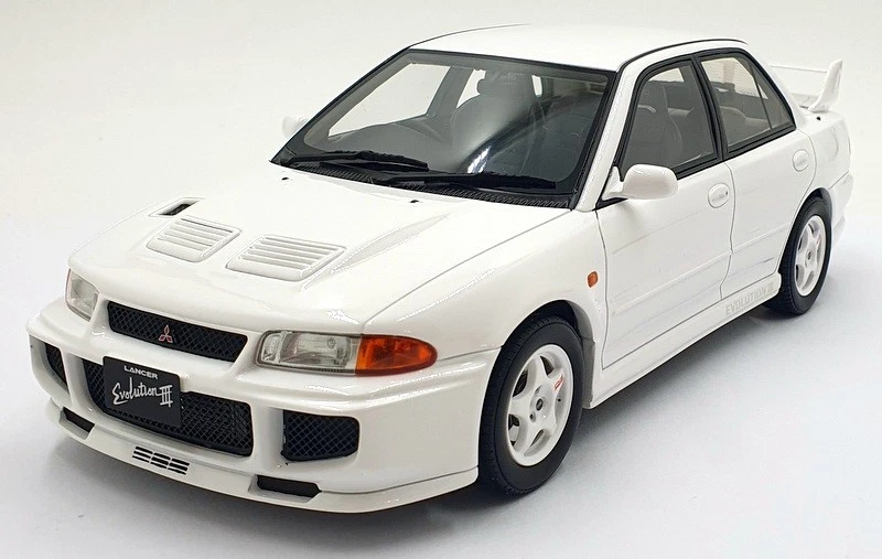 Otto Modelos Escala 1/18 Resina OT1065 - Mitsubishi Lancer EVO III - Blanco Foto 1 de 4