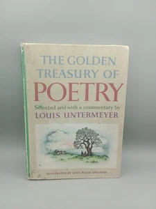 The Golden Treasury of Poetry Louis Untermeyer Illustrated Hardback 1982 - Picture 1 of 16