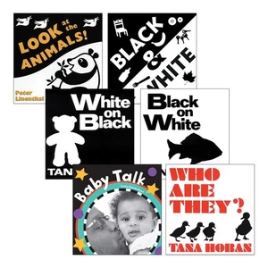Kaplan Early Learning Black and White Board Books - Set of 6 - Imagen 1 de 7
