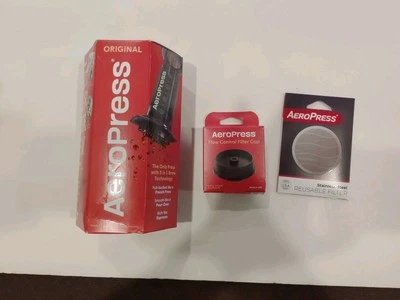 Paquete de cafetera y espresso AeroPress original - sellado y sin usar Foto 1 de 4