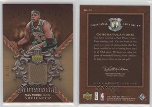 2007-08 Upper Deck Artifacts Divisional Copper /25 Paul Pierce #DA-PP HOF
