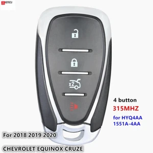 For 2018 2019 2020 CHEVROLET EQUINOX CRUZE SMART KEY REMOTE FOB 315MHZ HYQ4AA - Foto 1 di 6