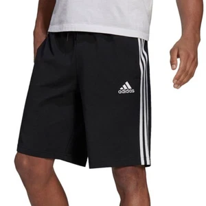 Adidas 3-streifenige Jerseyshorts für Herren schwarz/weiß, klein ~ neu mit Etikett!! - Bild 1 von 1