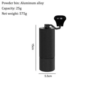 Manual CNC Coffee Grinder Burr Inside Hand Grinder With Double Bearing Adjustabl - Picture 1 of 13