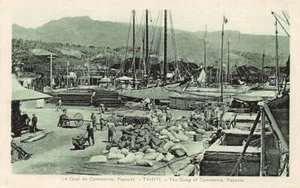 Polynésie - Tahiti - Papeete - Le Quai du Commerce - Ed. G. Spitz - Bild 1 von 2