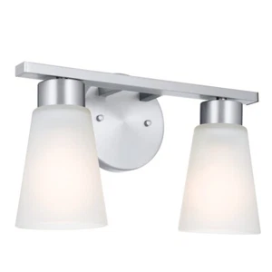 Kichler Stamos 2 Light Bath Light, Brushed Nickel - 55120NI - Picture 1 of 1