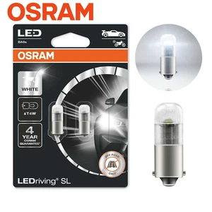 2x Osram T4W Cool White 6000K Glühbirnen BA9s 12 V 1 W (233 4W) 3893DWP-02B - Bild 1 von 7