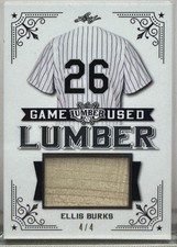 2021 Leaf Lumber Game Used Ellis Burks 4/4 #GUL-30