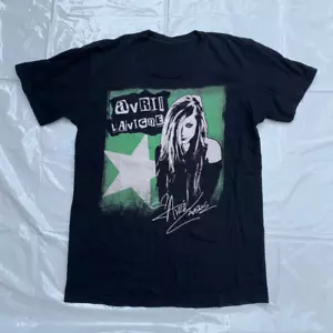 T-Shirt April Lavigne The Black Star Tour kurzärmelig schwarz S bis 5XL - Bild 1 von 2
