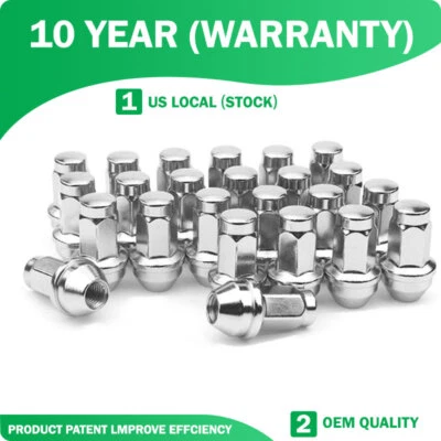 Tuercas de acero inoxidable OEM 24pk Ford F1a50 Expedition 14x2 4L3Z1012A Foto 1 de 4