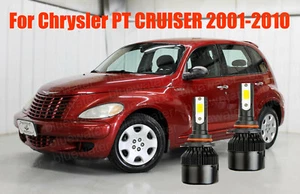 LED PT CRUISER 2001-2010 Headlight Kit 9006 HB4 6000K White CREE Bulbs Low Beam - Picture 1 of 10