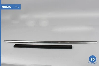 00-08 Jaguar S-Type X204 Juego de 2 sellos de ventana de puerta lateral trasera izquierda OEM Foto 1 de 4