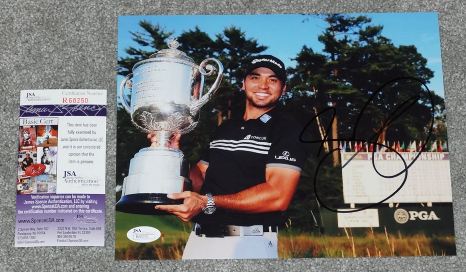 Foto firmada por Jason Day PGA GOLF estrella 8x10 certificado de autenticidad JSA R68250 Foto 1 de 1