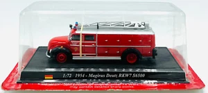 EBOND Vigili Del Fuoco Camion Magirus Detz RKW7 S6500 - 1954 - 1:72 - 0370 - Foto 1 di 1