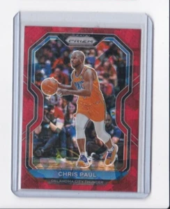 CHRIS PAUL 2020-21 PANINI PRIZM BASKETBALL RED ICE PARALLEL CARD-SHIPS FREE - Picture 1 of 24