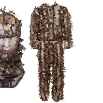 Tarnanzug Leaves von MFH 3-teilig braun Herbstlaub Krähen Jagd Überleben Blätter - Bild 1 von 3