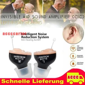 2025 Mini Digital Hearing Aids Hearing Aid Hearing Amplifier In Ear Invisible Senior - Picture 1 of 14