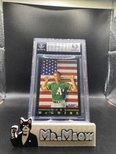 1991 Fleer Pro-Visions Mark McGwire #4 Oakland Athletics BGS 6.5