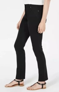 Style Co Skinny-Leg Pants New Uniform Bllack Size 6 Petite - Picture 1 of 5