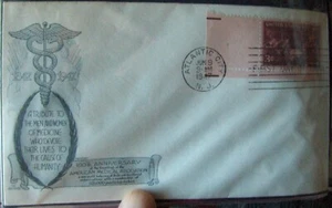 US FDC 3¢ SC #949 THE DOCTOR, NJ 1947 - Picture 1 of 1