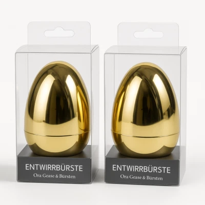 Haarbürste Entwirrbürste Ora Gease & Bürsten Gold - 2er Set - Bild 1 von 2