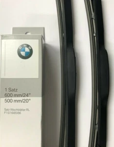 Genuine BMW X5 X6 Front Wiper Blade Set 61610039699 F15/F16/F85/F86 - Picture 1 of 3