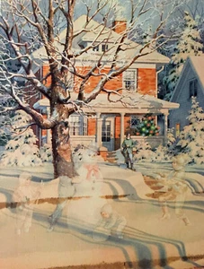 CHARLES PETERSON "Yesterday's Snow" 17.5" X 23.5" SIGNED & Numbered Print - Picture 1 of 1