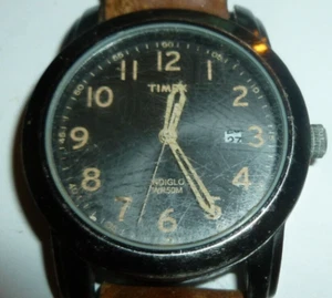 Timex Expedition Analog-Digital Quartz WR50M Black Dial Men's Watch with Indiglo - Picture 1 of 5