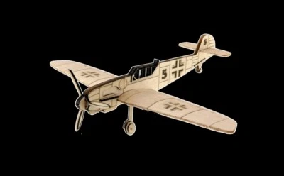 Anner E05A4 Messerschmitt BF109 scale 1:48 Aircraft Model Kit - Immagine 1 di 2