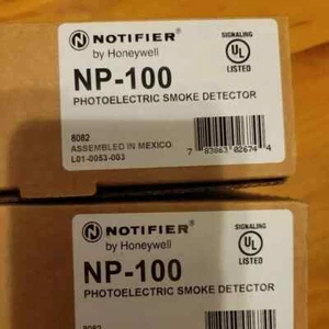 Notifier NP-100 Photoelectric Smoke Detector Fire Alarm NP 100 NIB! - Picture 1 of 2