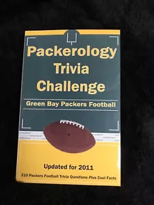 PACKEROLOGY TRIVIA CHALLENGE: GREEN BAY PACKERS FOOTBALL By Tom P. Rippey NEW - Picture 1 of 4
