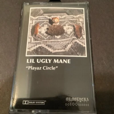 LIL UGLY MANE NEW OG CASSETTE TAPE PLAYAZ CIRCLE RARE DEADSTOCK UNDERGROUND RAP - Image 1 of 2