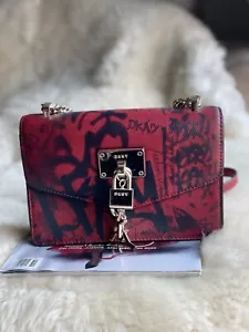DKNY Elissa Small Flap Crossbody Leather Bag - Picture 1 of 10